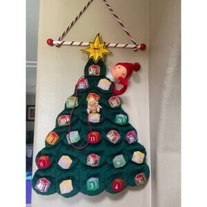 VGUC 30 Inch Annalee Christmas Tree Advent Calendar